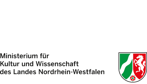 Gefördert durch das Ministerium für Kultur und Wissenschaft des Landes Nordrhein-Westfalen